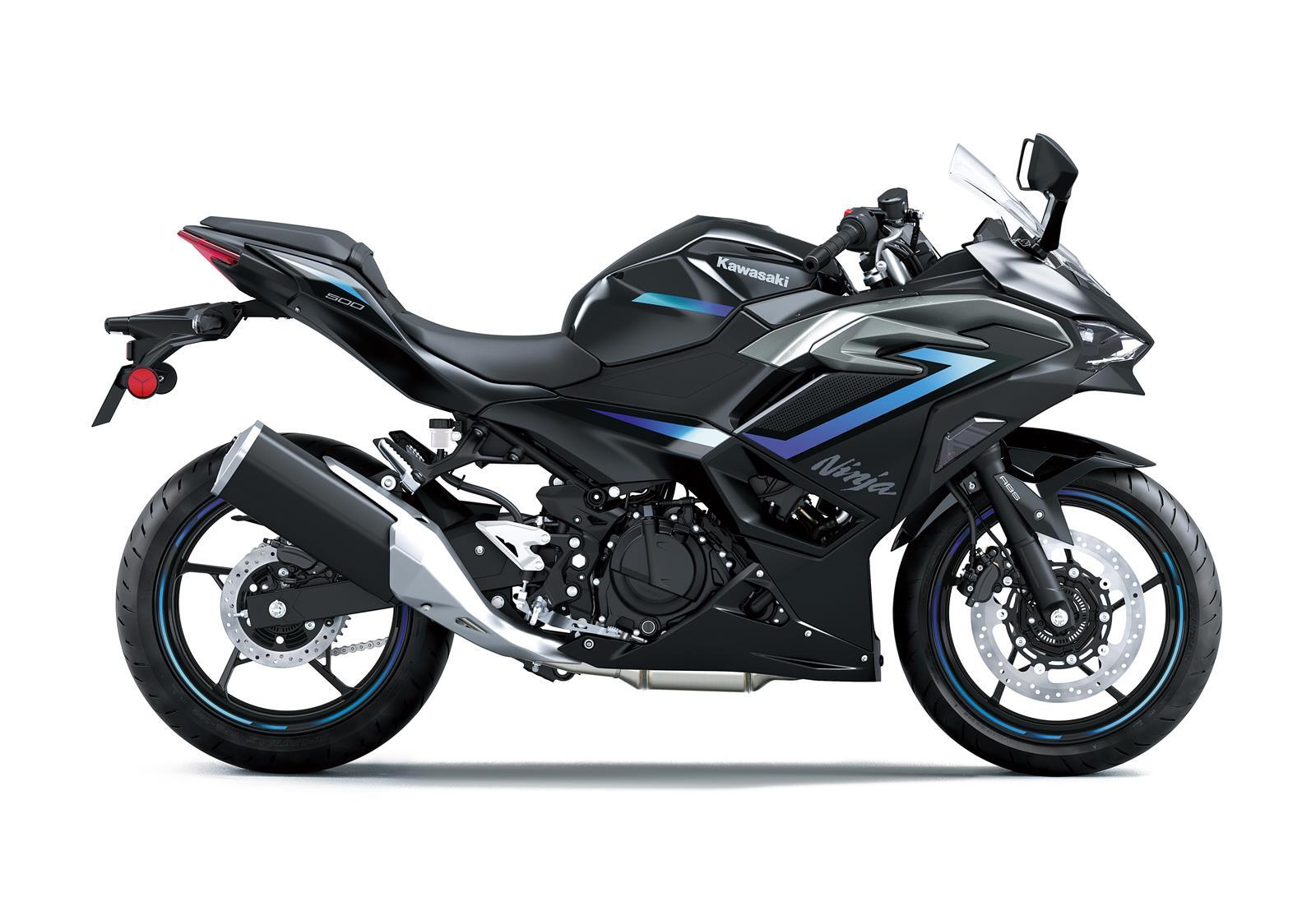 Kawasaki Ninja 500 SE 2026 Schwarz seitlich Kawasaki Ninja 500 SE 2026 Schwarz seitlich