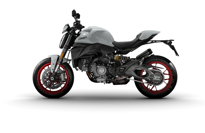 Ducati Monster Plus 2026 Weiss Seitlich 2