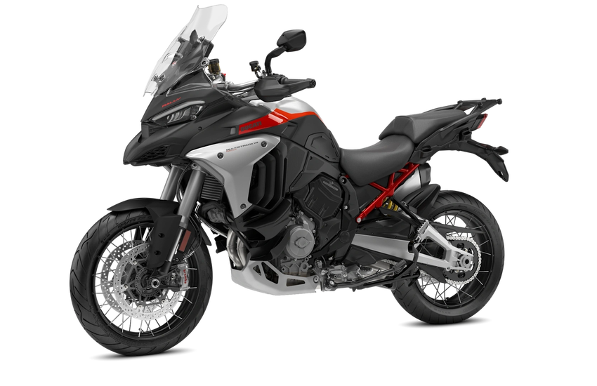 Ducati Multistrada V4 Rally Red Grey White 2025