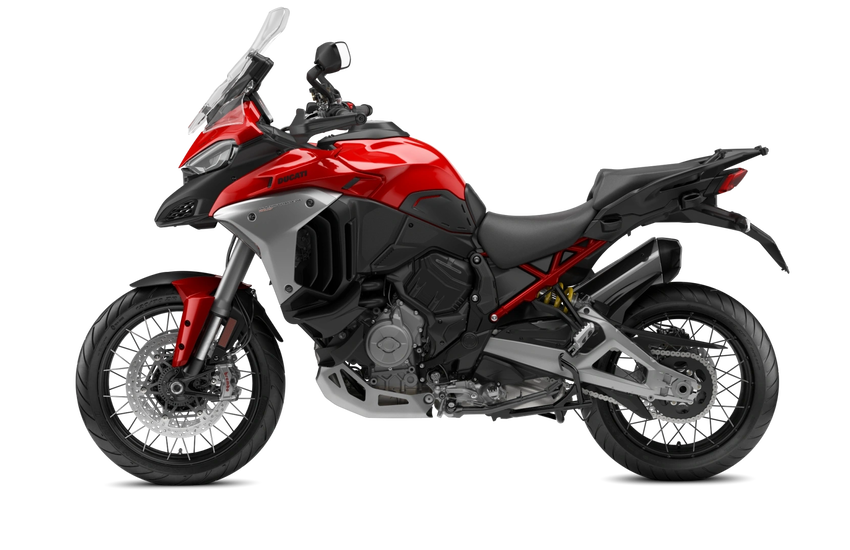 Ducati Multistrada V4 Rally Rot Lateral