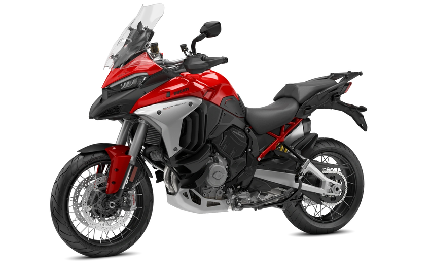 Ducati Multistrada V4 Rally Rot Reifen Bremsen