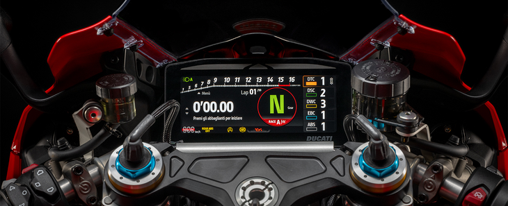 Ducati Panigale V4 2025 Tacho Neu Track Mode Eco Mode Ducati Panigale V4 2025 Tacho Neu Track Mode Eco Mode