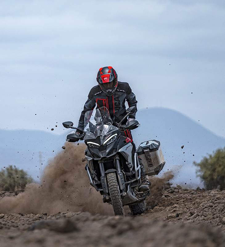Ducati Multistrada V4 Rally Red Grey Black
