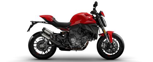 Ducati Monster Plus 2026 Rot Seitlich