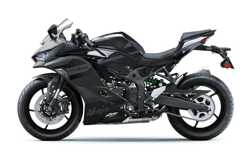 Kawasaki ZX 4 RR 2026 Schwarz seitlich 2