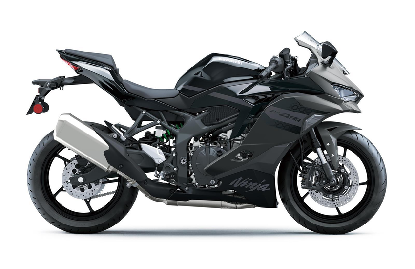 Kawasaki ZX 4 RR 2026 Schwarz seitlich