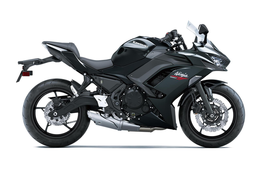 Kawasaki Ninja 650 2026 Rot Schwarz seitlich 2