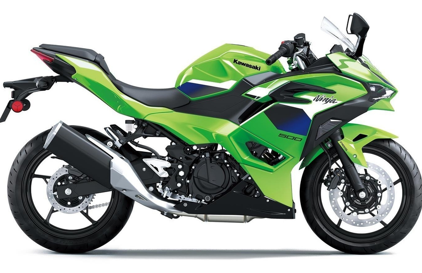 Kawasaki Ninja 500 SE 2026 Gruen seitlich Kawasaki Ninja 500 SE 2026 Gruen seitlich