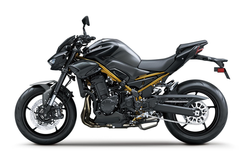 Kawasaki z900 2026 gold seitlich 2