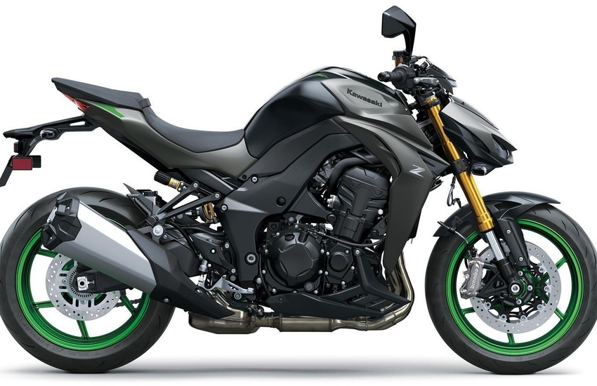 Kawasaki Z1100 SE 2026 gruen seitlich