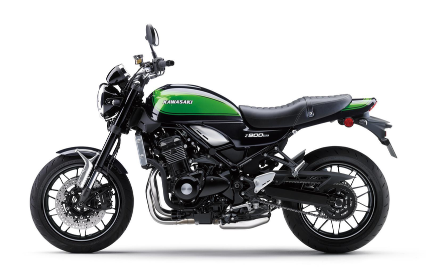 Kawasaki Z900 RS 2026 Gruen Seitlich 2