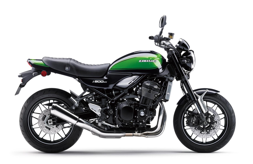 Kawasaki Z900 RS 2026 Gruen Seitlich