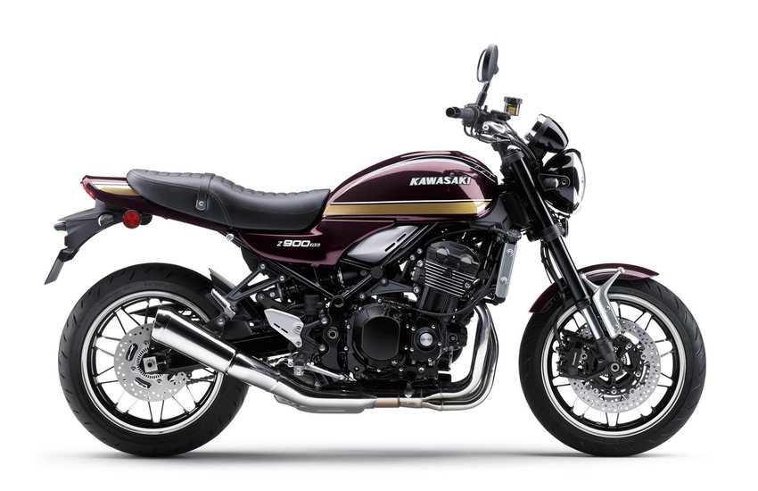 Kawasaki Z900 RS 2026 Violet Seitlich