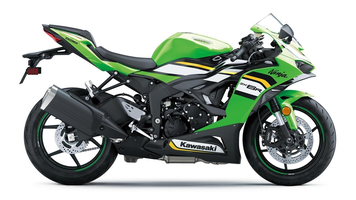 Kawasaki ZX6 R 2025 gruen lateral 2