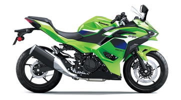 Kawasaki Ninja 500 SE 2026 Gruen seitlich