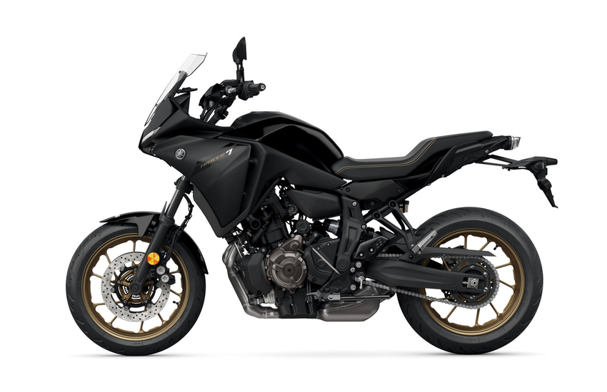 Yamaha Tracer 7 2024 schwarz lateral