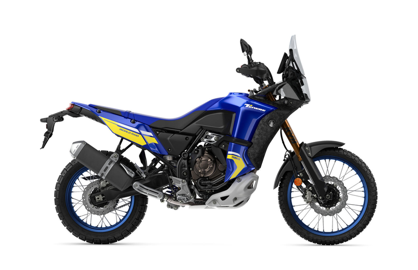 Yamaha Tenere 700 World Raid 2024 blau lateral Yamaha Tenere 700 World Raid 2024 blau lateral