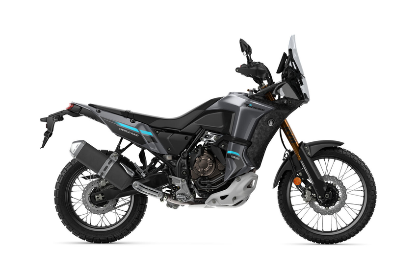 Yamaha Tenere 700 World Raid 2024 grau lateral Yamaha Tenere 700 World Raid 2024 grau lateral